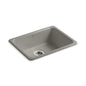 Iron/Tones - 24-1/4" Kitchen Sink - Top/Undermount - Thunder