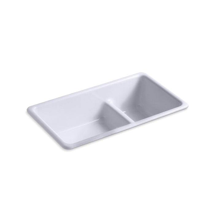 Iron/Tones - 33" Center Drain Kitchen Sink - Top/Undermount