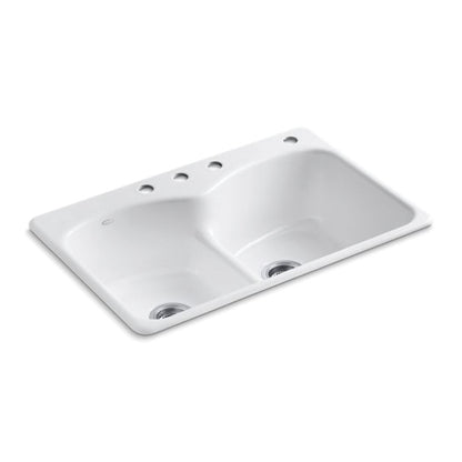 Langlade - 33" Kitchen Sink - Top - Double Bowl