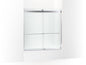 Levity Plus - Sliding Bath Door - Bright Polished Silver