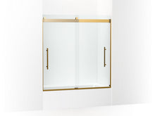 Levity Plus Sliding Bath Door, Anodized Aluminum