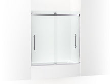 Levity Plus Sliding Bath Door, Anodized Aluminum
