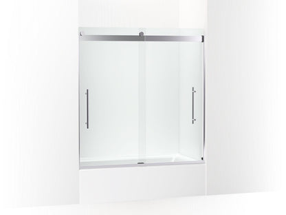 Levity Plus Sliding Bath Door, Anodized Aluminum