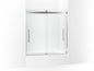 Levity Plus Sliding Bath Door, Anodized Aluminum