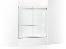 Levity Plus - Sliding Bath Door - Anodized Brushed Nickel