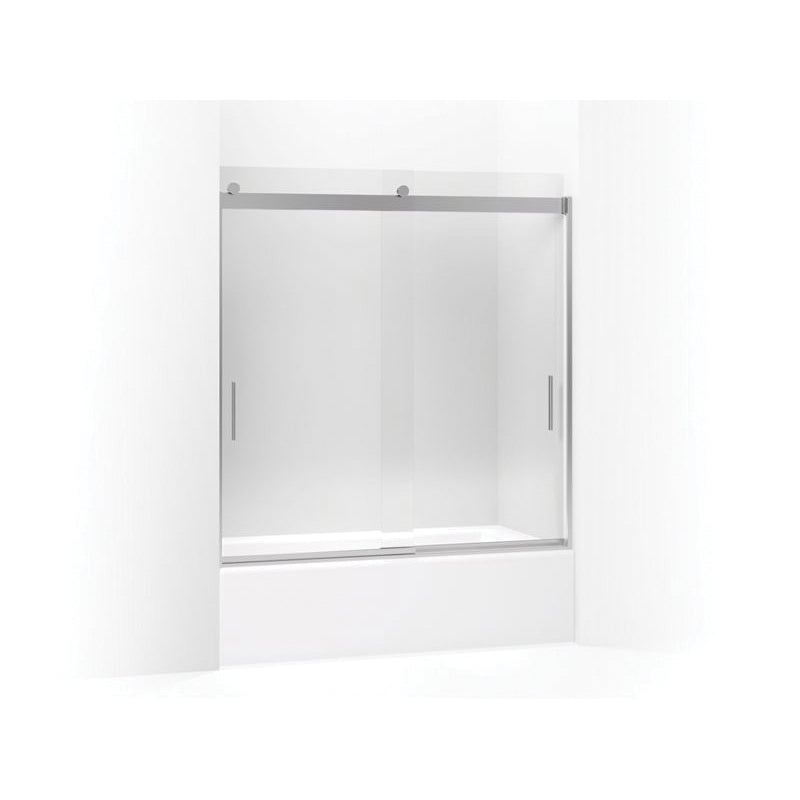 Levity - Sliding Bath Door - Frameless Frame - 58" H Opening