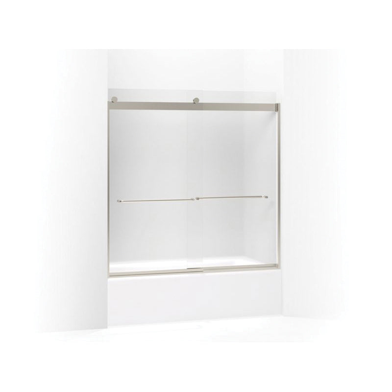 Levity - Sliding Bath Door with Towel Bar - 1/4" Thk Glass