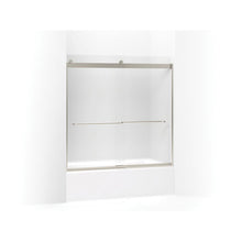 Levity - Sliding Bath Door with Towel Bar - 1/4" Thk Glass