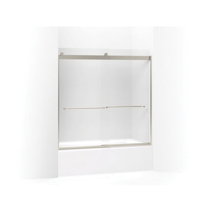 Levity - Sliding Bath Door with Towel Bar - 1/4" Thk Glass