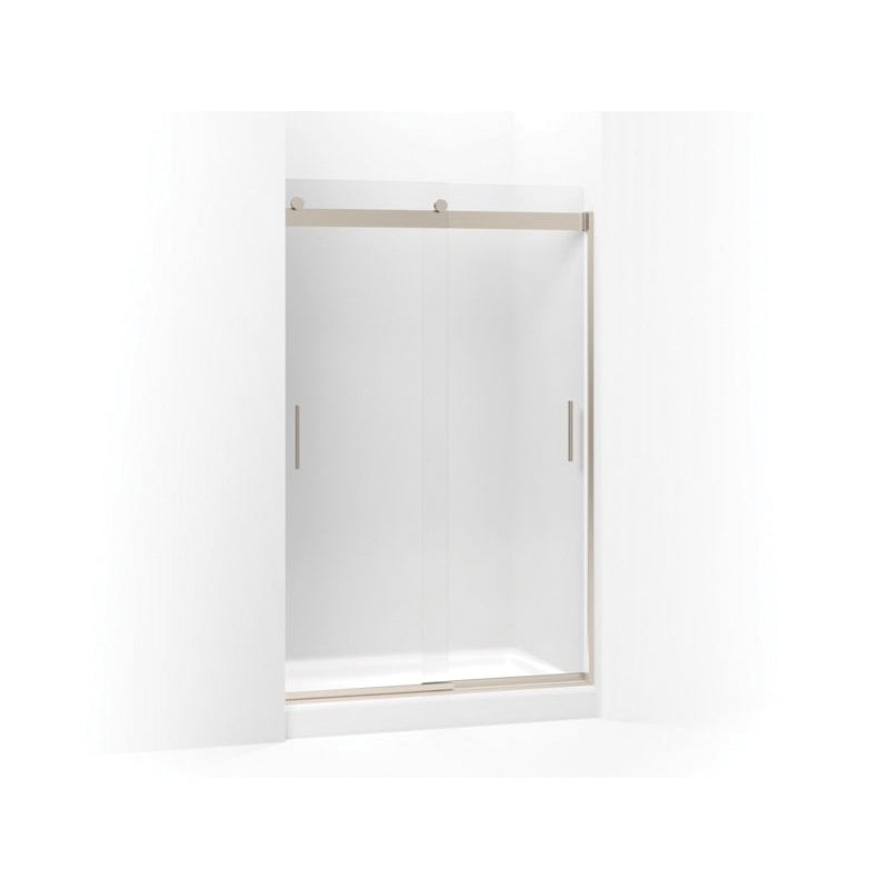 Sliding Shower Door, Levity, Bright Silver