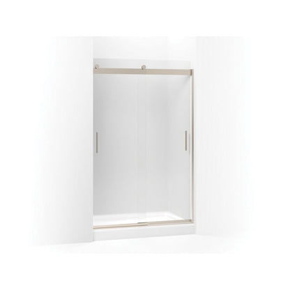 Sliding Shower Door, Levity, Bright Silver