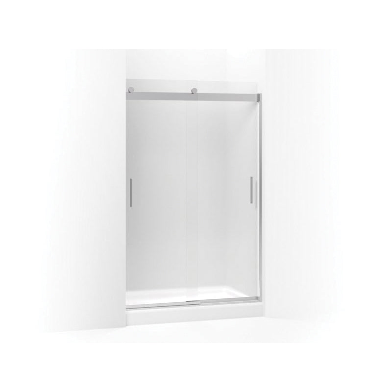 Sliding Shower Door, Levity, Bright Silver