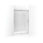 Sliding Shower Door, Levity, Bright Silver