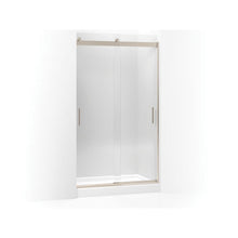 Levity Sliding Shower Door, Anodized Brushed Bronze