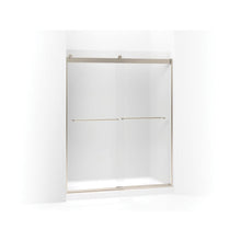 Sliding Shower Door With Towel, Levity, Bright Silver