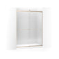 Levity - Sliding Shower Door - 56-5/8 to 59-5/8" W Opening