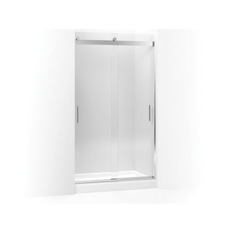 Levity Sliding Shower Door, Anodized Brushed Bronze