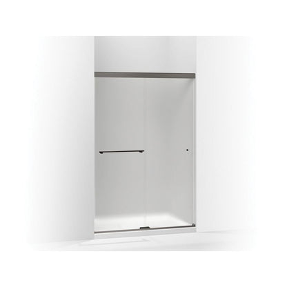 Revel Sliding Shower Door, Anodized Brushed Nickel