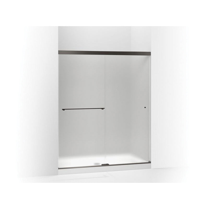 Revel - Sliding Shower Door - Frosted Tempered Glass