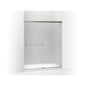 Revel - Sliding Shower Door - Frosted Tempered Glass