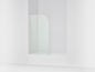 Aerie - Curved Corner Bath Screen - Anodized Aluminum