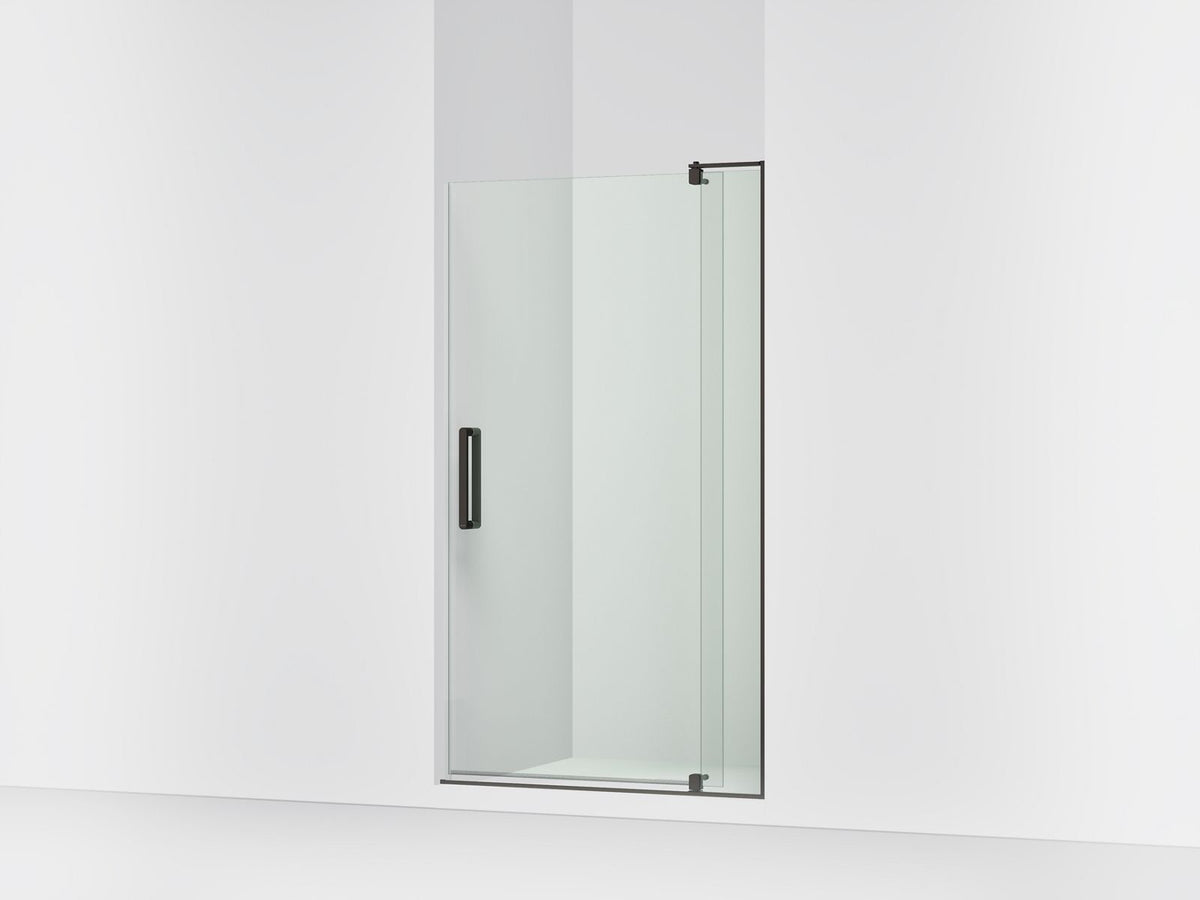 Revel - Pivot Shower Door - Crystal Clear Tempered Glass
