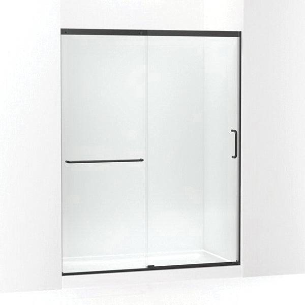 Elate Tall - Sliding Shower Door - Matte Black