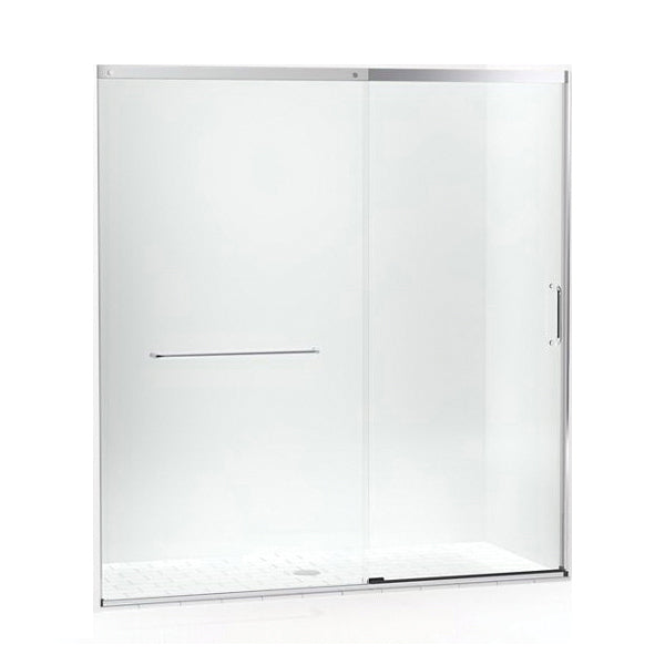 Elate Tall - Sliding Shower Door - Aluminum