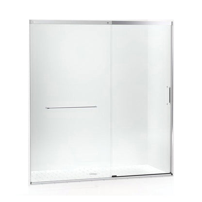 Elate Tall - Sliding Shower Door - Aluminum