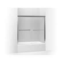 Gradient - Sliding Bath Door - Frameless Frame - Aluminum