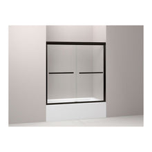 Gradient - Sliding Bath Door - Aluminum - Anodized Dark