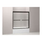 Gradient - Sliding Bath Door - Aluminum - Anodized Dark
