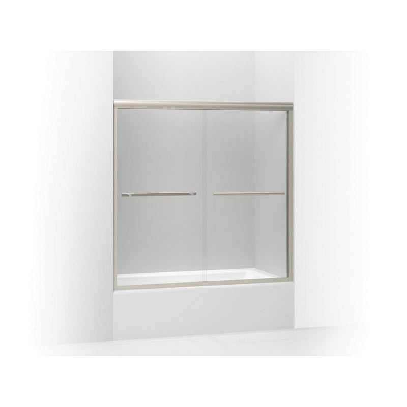 Gradient - Sliding Bath Door - Aluminum - Anodized Dark