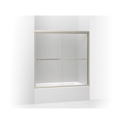 Gradient - Sliding Bath Door - Aluminum - Anodized Dark