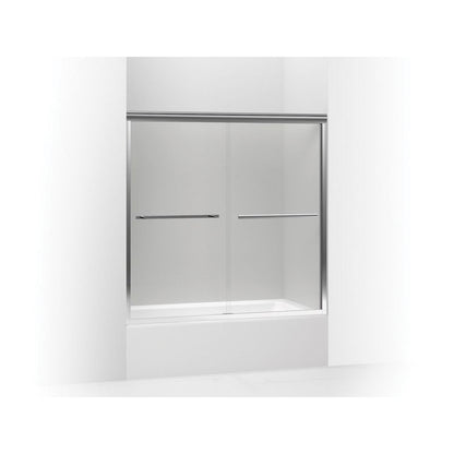 Gradient - Sliding Bath Door - Aluminum - Anodized Dark
