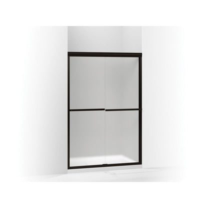 Gradient - Sliding Shower Door - Frameless Frame - Aluminum