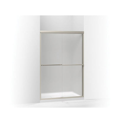 Gradient - Sliding Shower Door - Frameless Frame - Aluminum