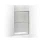 Gradient - Sliding Shower Door - Frameless Frame - Aluminum