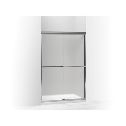 Gradient - Sliding Shower Door - Frameless Frame - Aluminum