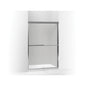 Gradient - Sliding Shower Door - Frameless Frame - Aluminum
