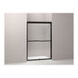 Gradient - Sliding Shower Door - Aluminum - Anodized Dark