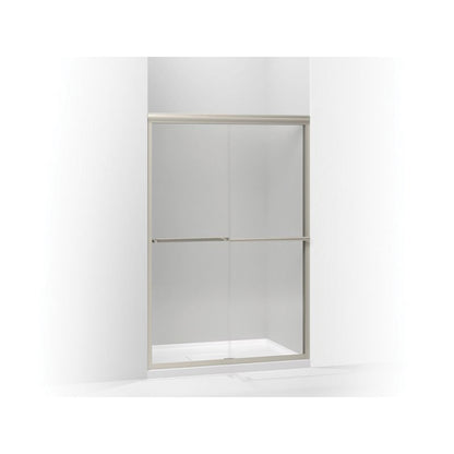 Gradient - Sliding Shower Door - Aluminum - Anodized Dark