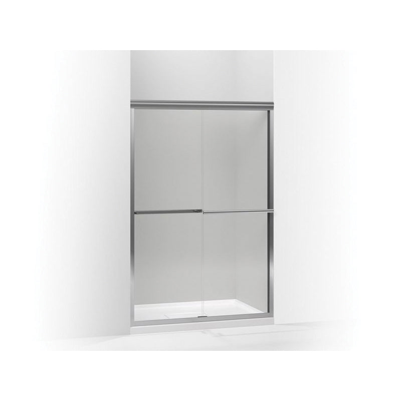 Gradient - Sliding Shower Door - Aluminum - Anodized Dark