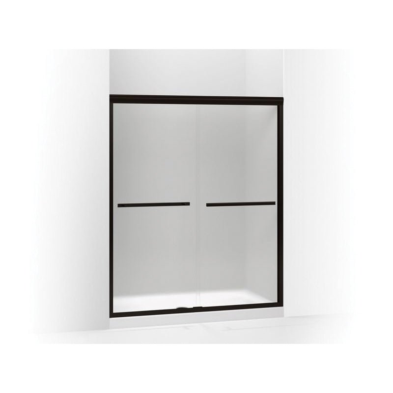 Gradient Sliding Shower Door, Frameless Frame, Aluminum