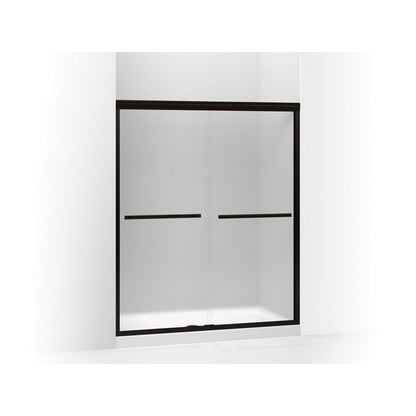 Gradient Sliding Shower Door, Frameless Frame, Aluminum