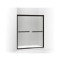 Gradient Sliding Shower Door, Frameless Frame, Aluminum