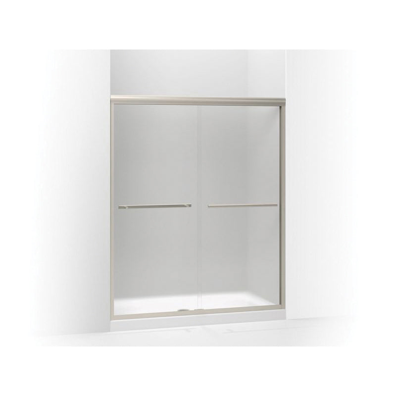 Gradient Sliding Shower Door, Frameless Frame, Aluminum