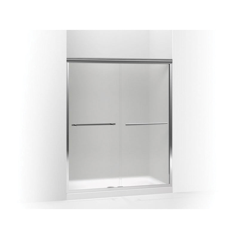 Gradient Sliding Shower Door, Frameless Frame, Aluminum
