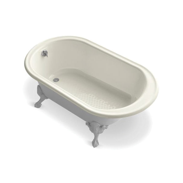 66 in L x 36 in W, End Drain, Enamel Coated/Dune