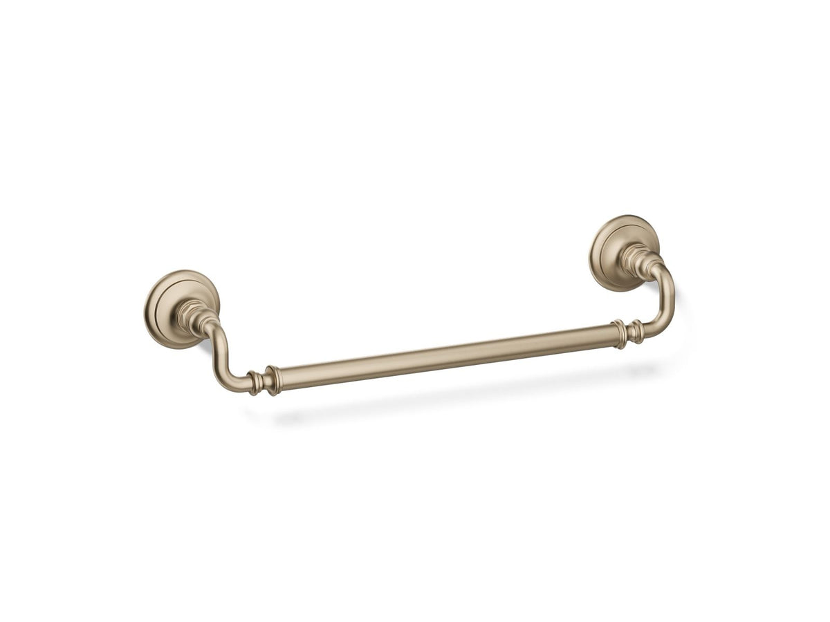 Towel Bar, Artifacts, Vibrant Brushed Bronze, Metal